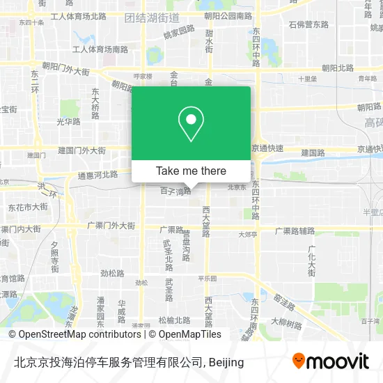 北京京投海泊停车服务管理有限公司 map