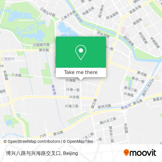 博兴八路与兴海路交叉口 map