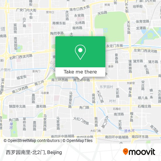西罗园南里-北2门 map