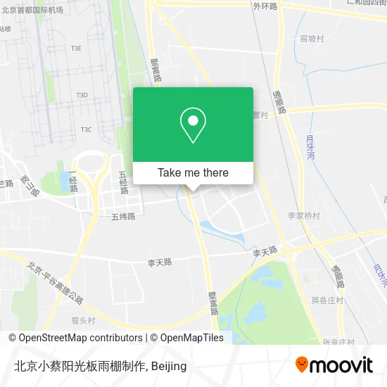 北京小蔡阳光板雨棚制作 map