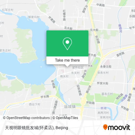 天视明眼镜批发城(怀柔店) map