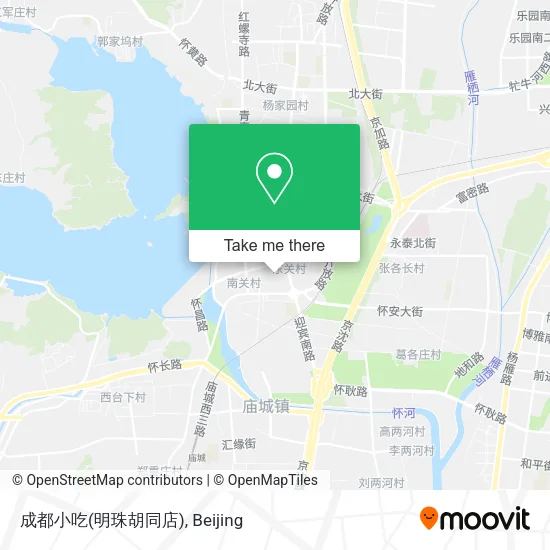成都小吃(明珠胡同店) map