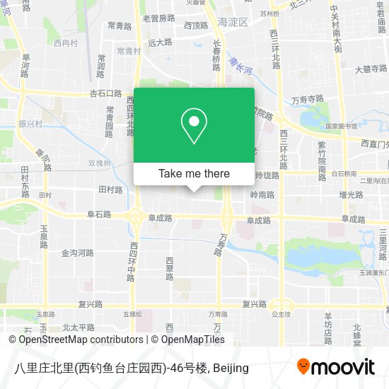 八里庄北里(西钓鱼台庄园西)-46号楼 map