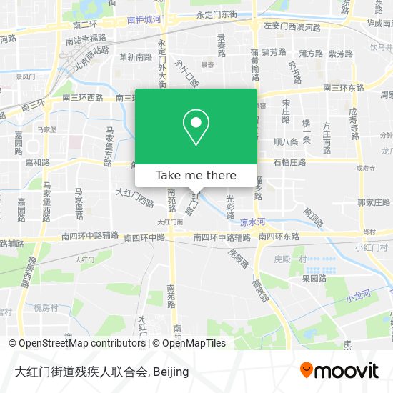 大红门街道残疾人联合会 map