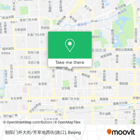 朝阳门外大街/芳草地西街(路口) map
