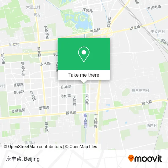 庆丰路 map