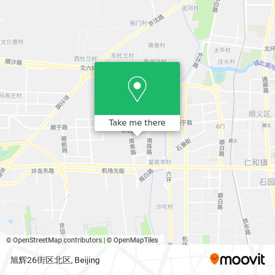 旭辉26街区北区 map