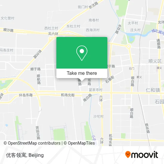 优客领寓 map