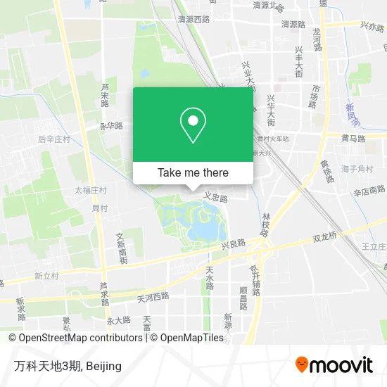 万科天地3期 map