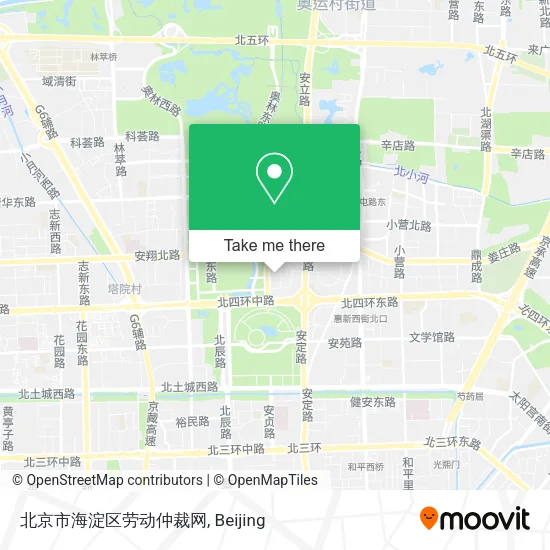 北京市海淀区劳动仲裁网 map