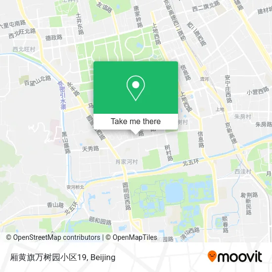 厢黄旗万树园小区19 map
