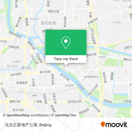 北京亿家地产公寓 map