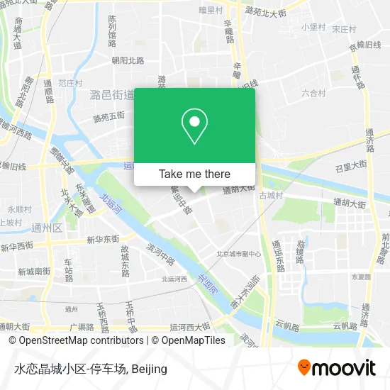 水恋晶城小区-停车场 map