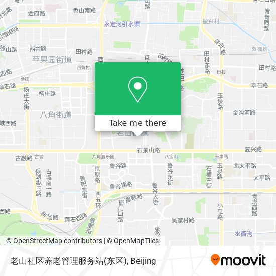 老山社区养老管理服务站(东区) map