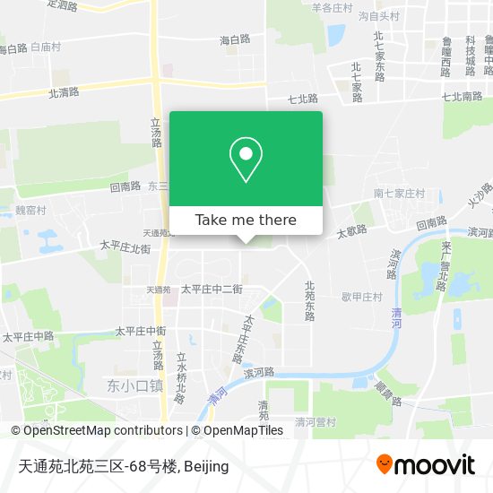天通苑北苑三区-68号楼 map