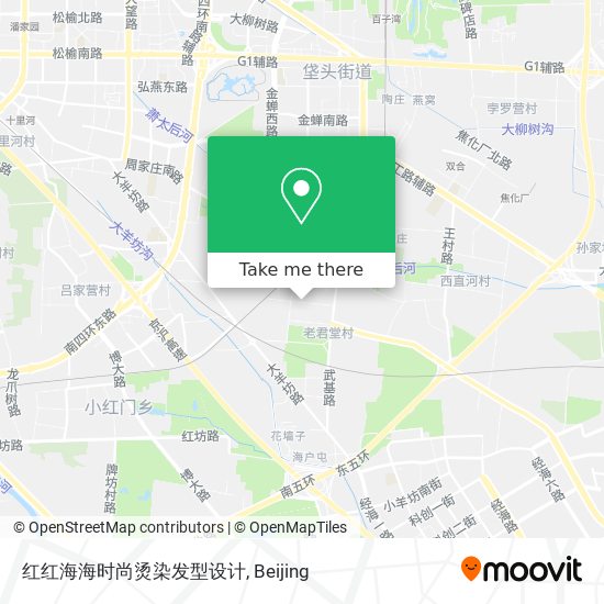 红红海海时尚烫染发型设计 map
