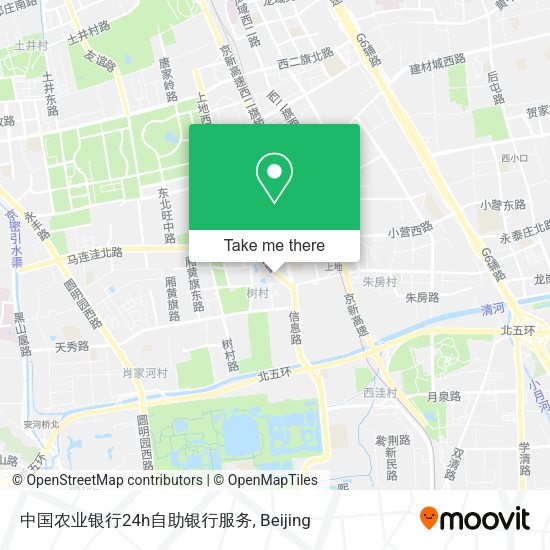 中国农业银行24h自助银行服务 map