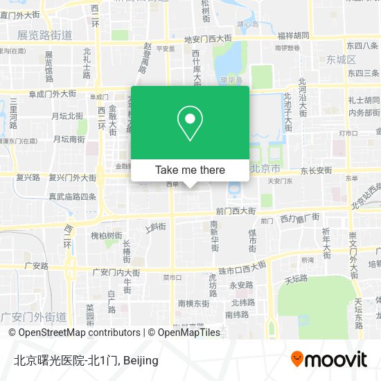 北京曙光医院-北1门 map