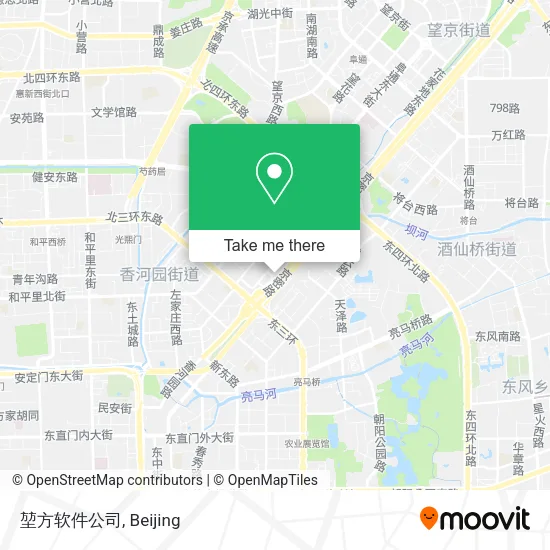 堃方软件公司 map