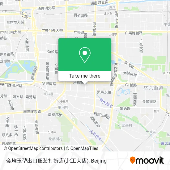 金堆玉堃出口服装打折店(北工大店) map