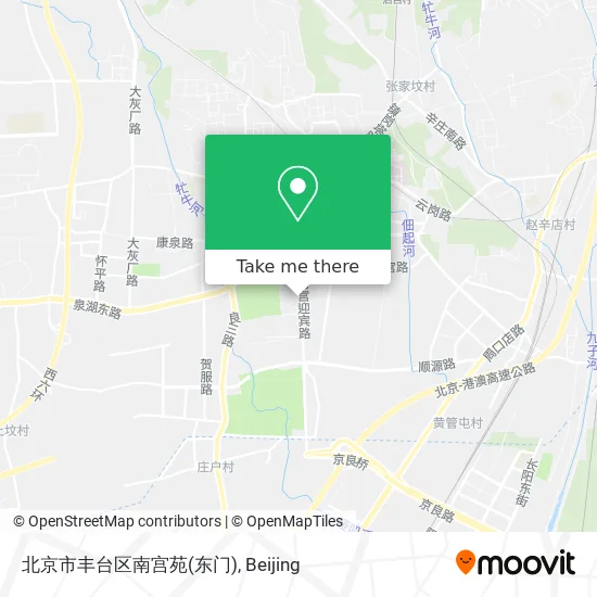 北京市丰台区南宫苑(东门) map