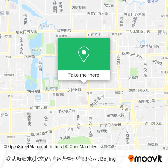 我从新疆来(北京)品牌运营管理有限公司 map