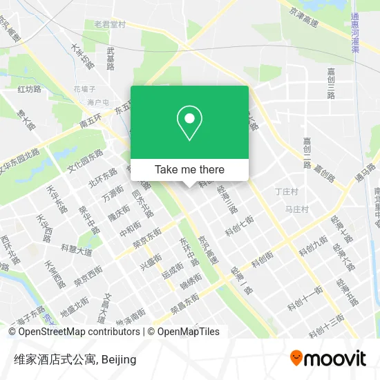 维家酒店式公寓 map