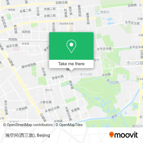 瀚空间(西三旗) map