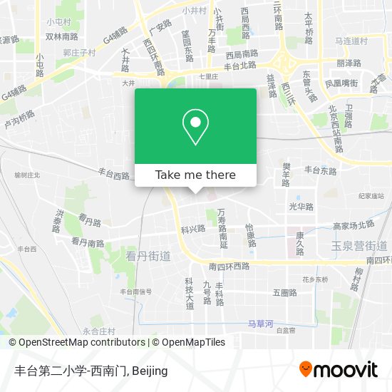 丰台第二小学-西南门 map