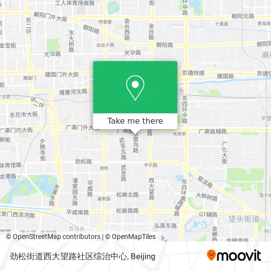 劲松街道西大望路社区综治中心 map