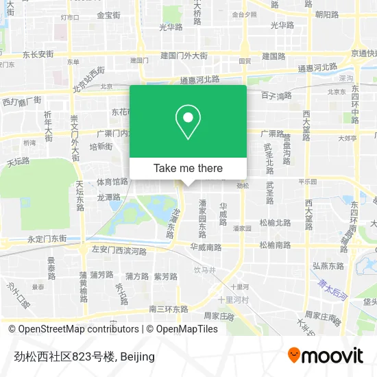 劲松西社区823号楼 map