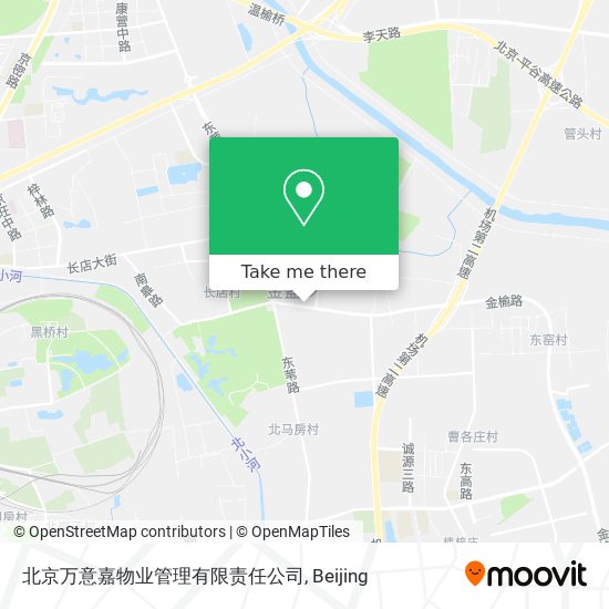 北京万意嘉物业管理有限责任公司 map