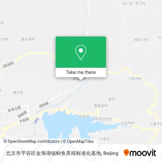 北京市平谷区金海湖镇鲟鱼养殖标准化基地 map