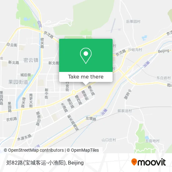 郊82路(宝城客运-小渔阳) map