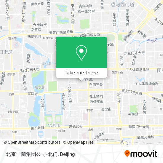 北京一商集团公司-北门 map