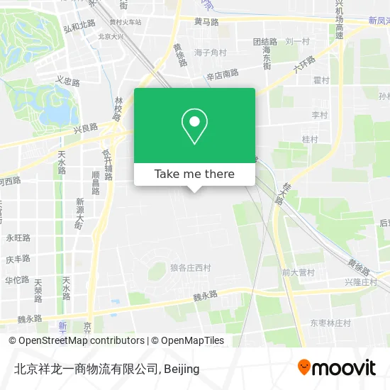 北京祥龙一商物流有限公司 map