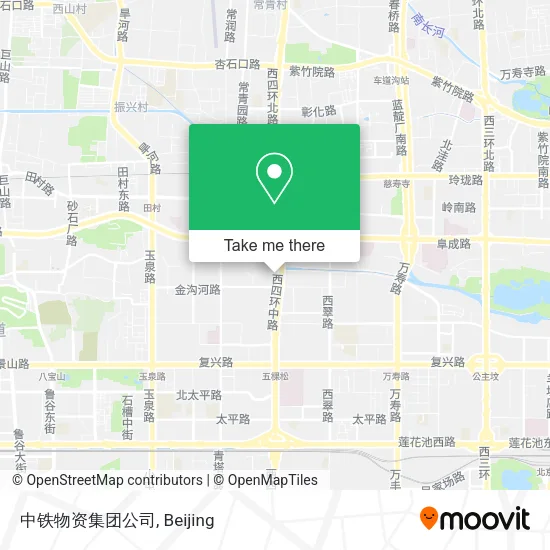 中铁物资集团公司 map