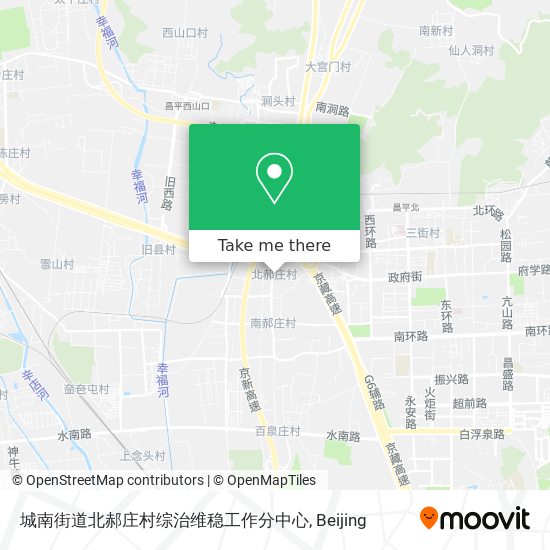 城南街道北郝庄村综治维稳工作分中心 map