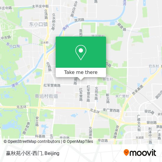 赢秋苑小区-西门 map
