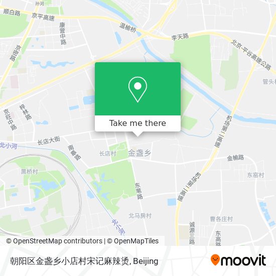 朝阳区金盏乡小店村宋记麻辣烫 map