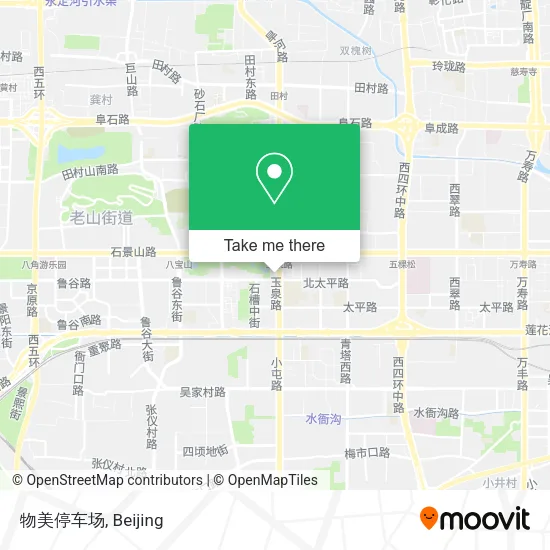 物美停车场 map
