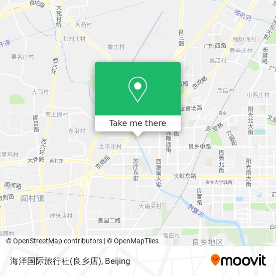 海洋国际旅行社(良乡店) map