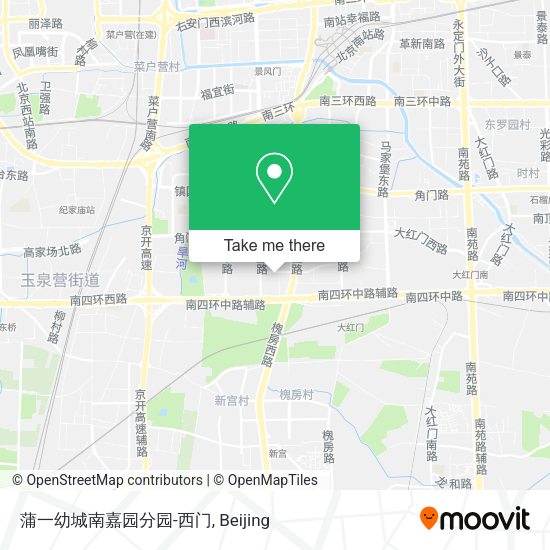 蒲一幼城南嘉园分园-西门 map