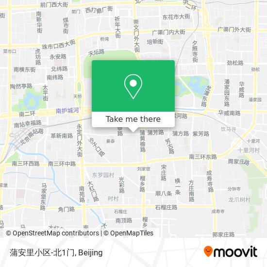 蒲安里小区-北1门 map