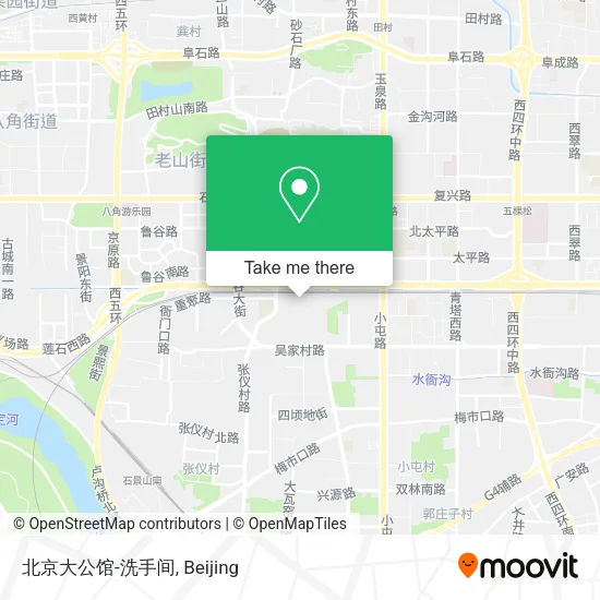 北京大公馆-洗手间 map