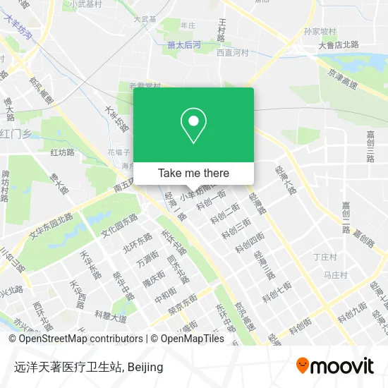远洋天著医疗卫生站 map
