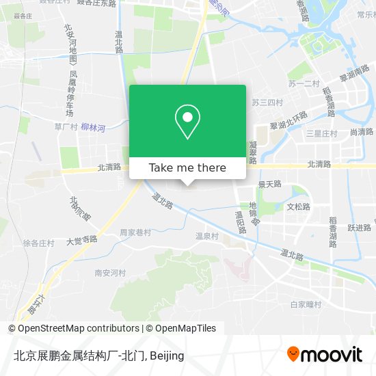 北京展鹏金属结构厂-北门 map