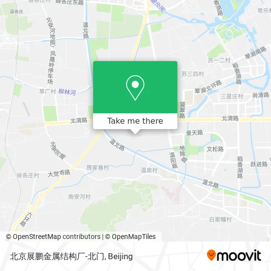 北京展鹏金属结构厂-北门 map
