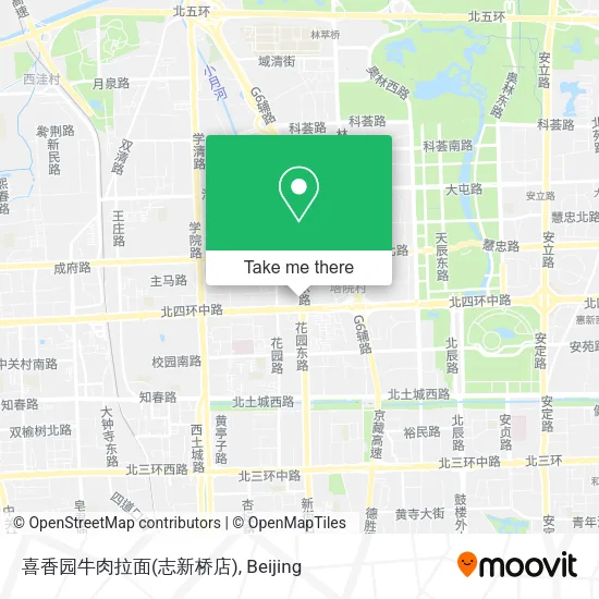 喜香园牛肉拉面(志新桥店) map