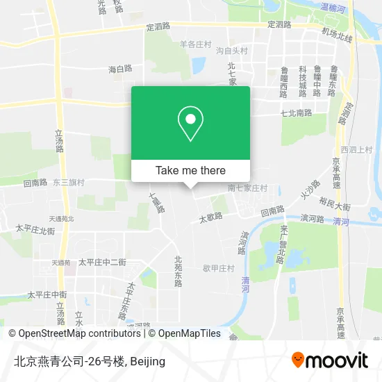 北京燕青公司-26号楼 map